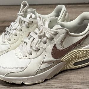 Nike White and Pink Sneakers